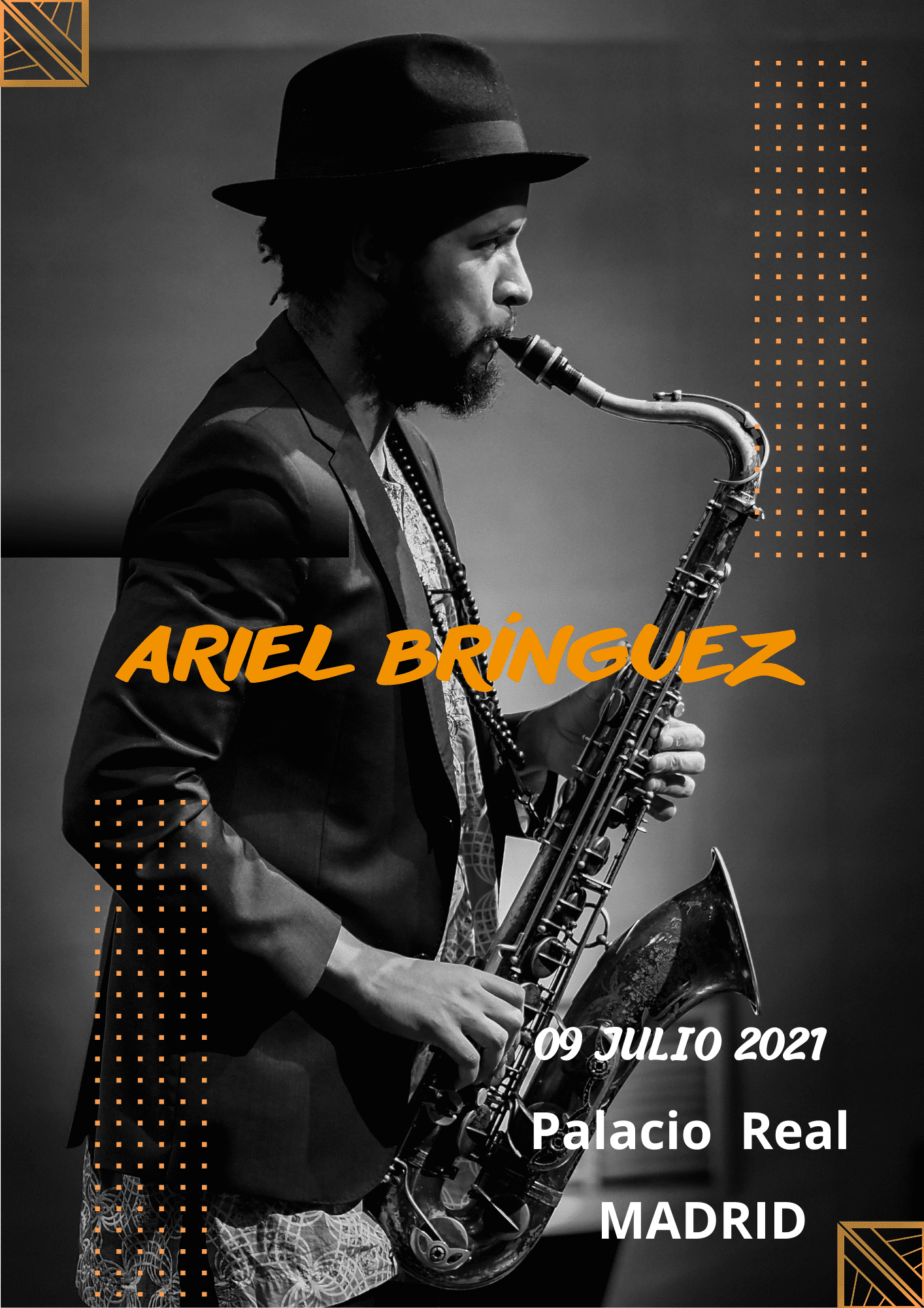 Ariel Brínguez Palacio Real de Madrid del 9 de julio de 2021