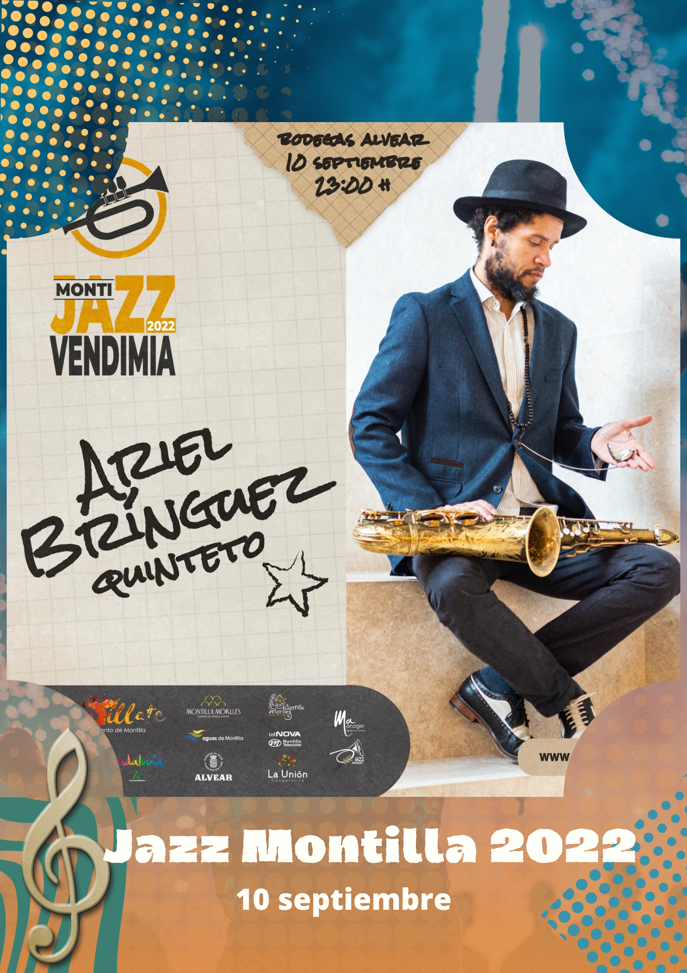 Ariel Brínguez Quinteto en Jazz Montilla el 10 de Septiembre de 2022
