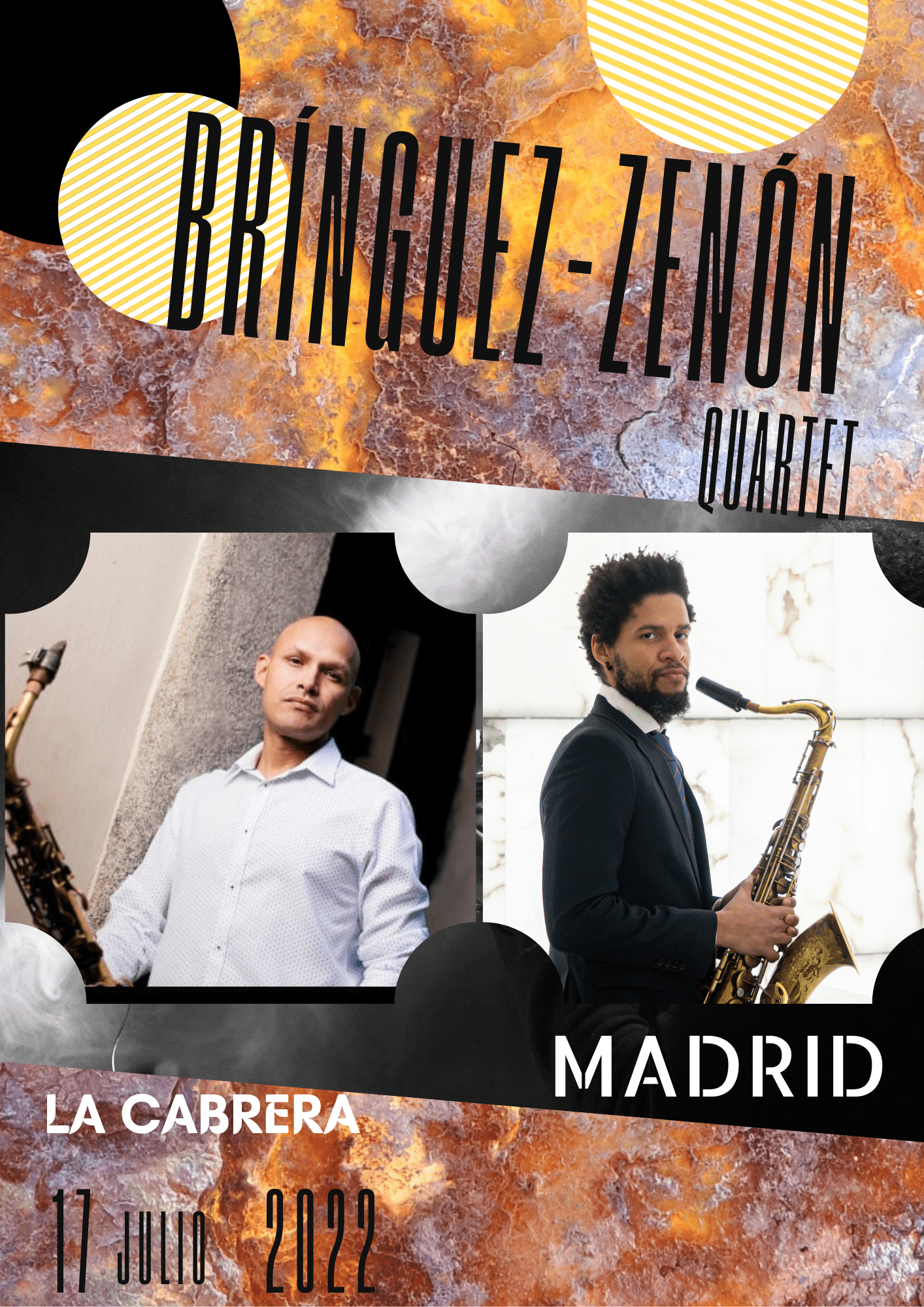 Ariel Brínguez en Quartet La Cabrera el 17 de Julio de 2022