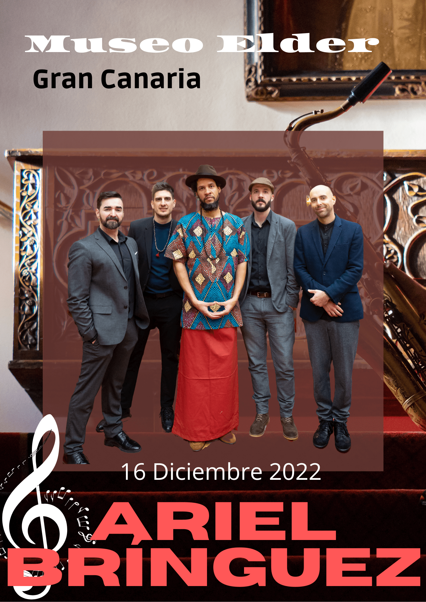 Ariel Brínguez en el Museo Elder de Gran Canaria el 16 de Diciembre de 2022