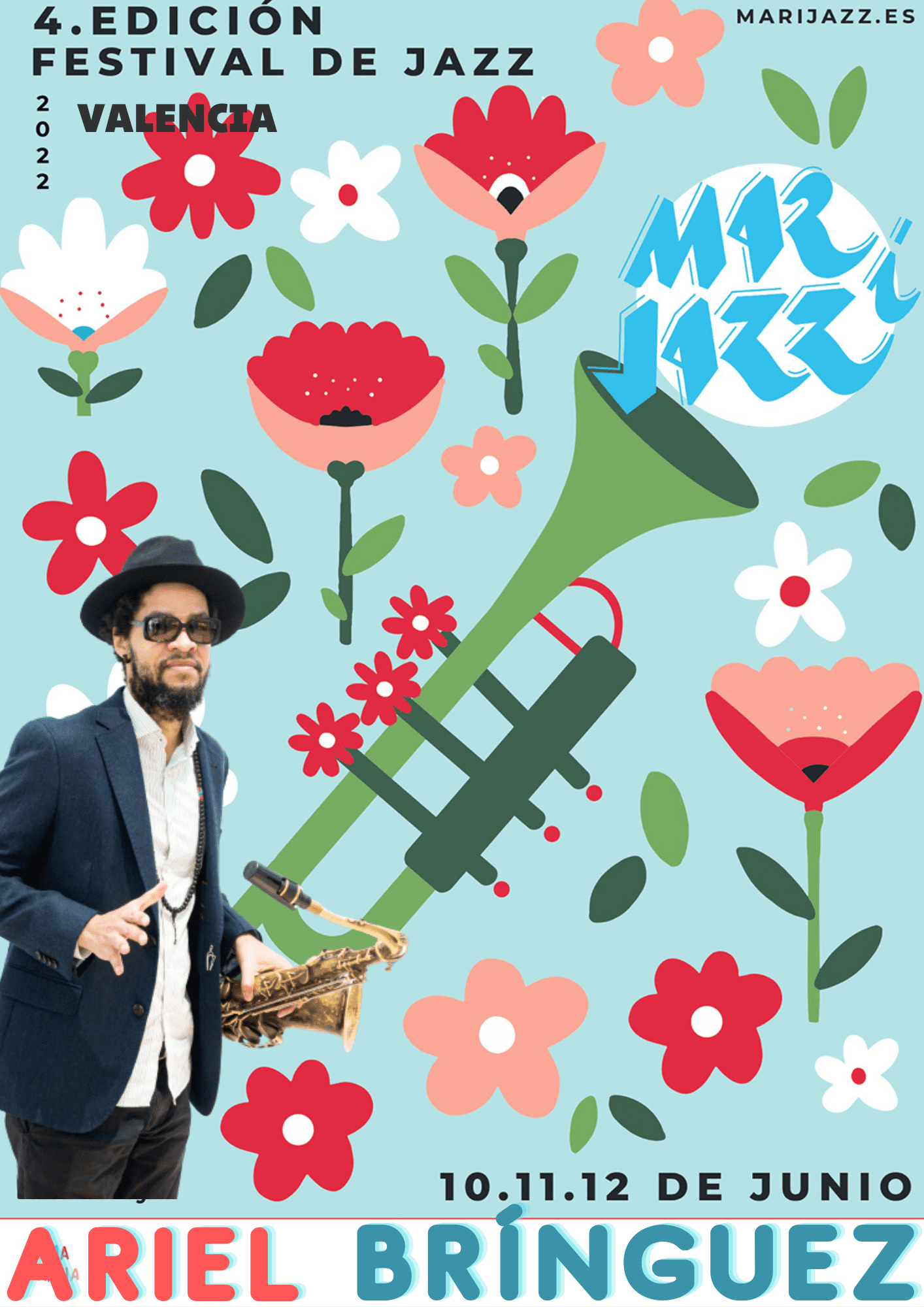 Ariel Brínguez en la 4º Edición del Festival de Jazz de Valencia en Junio de 2022