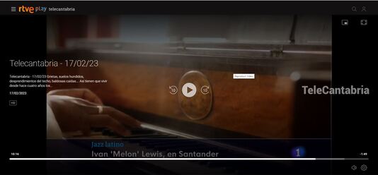 Entrevista a  Ivan  "Melon" Lewis en TVE Santander