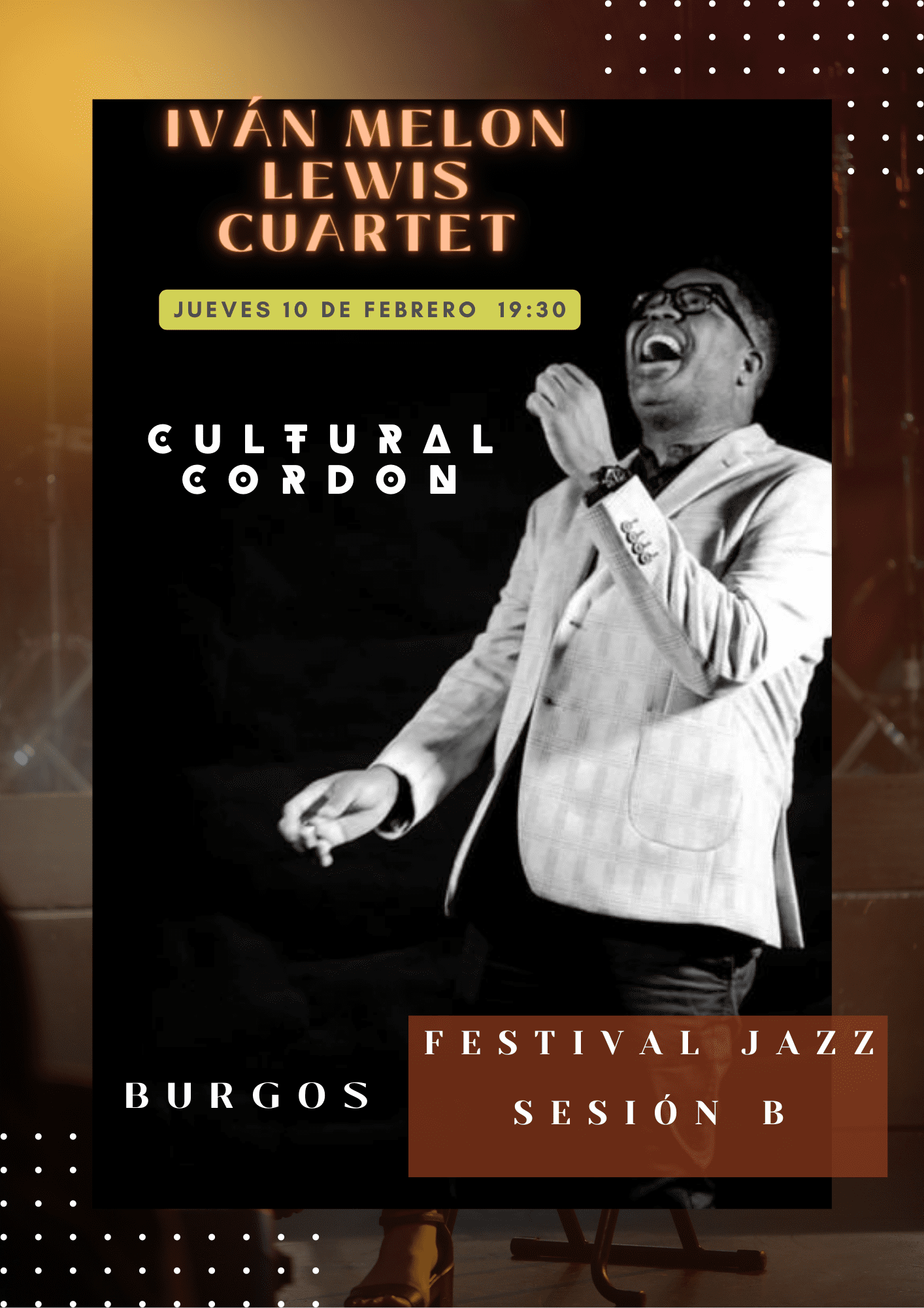 Iván «Melon» Lewis Cuartet en Burgos el 10 de Febrero de 2023