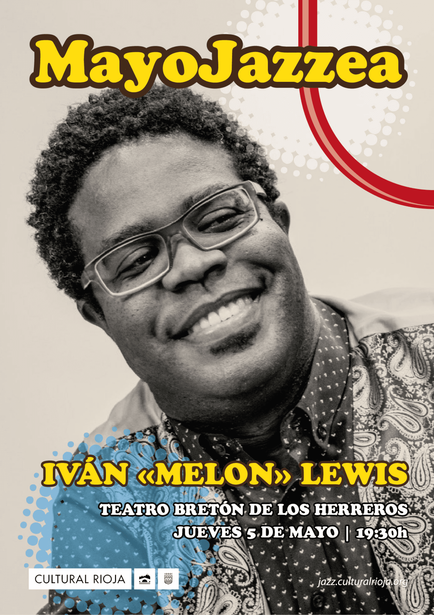 Iván «Melon» Lewis en MayoJazzea en el Teatro Bretón de los Herreros el 5 de Mayo de 2022