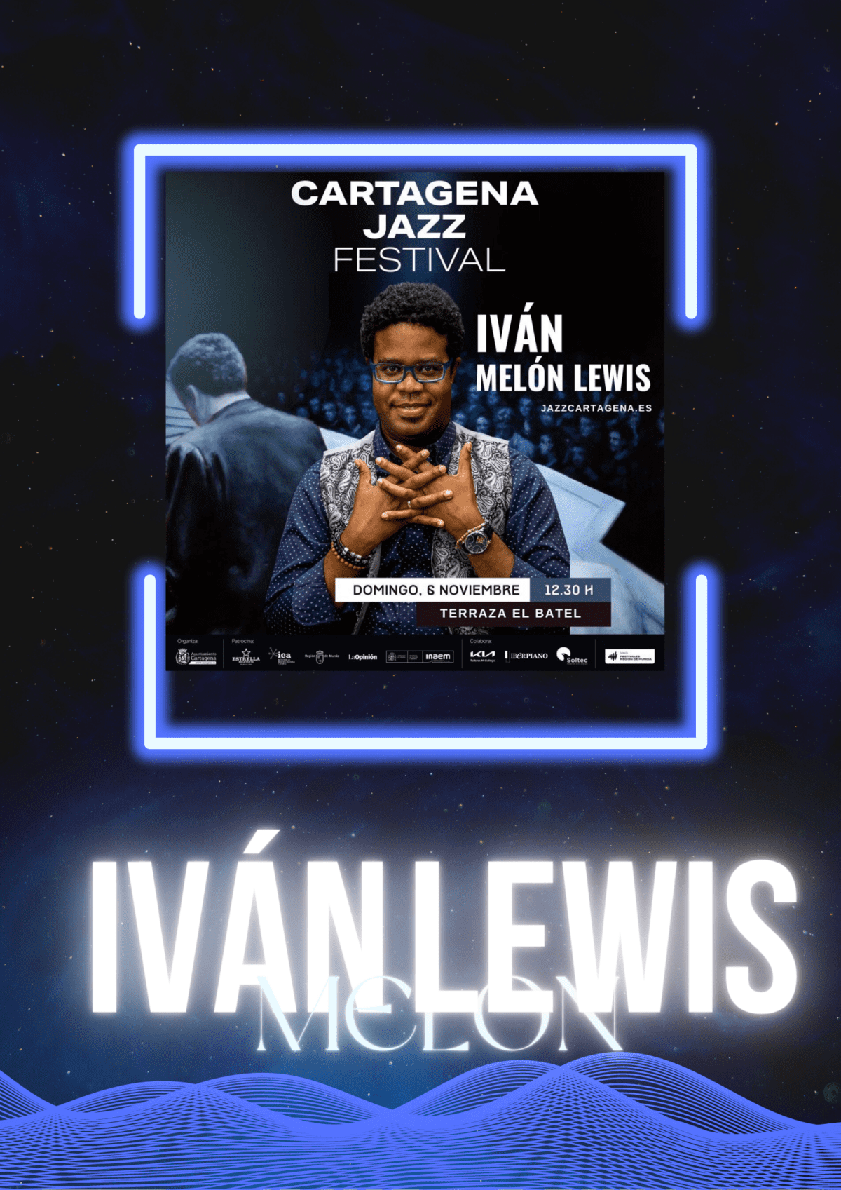 Iván «Melon» Lewis en el Cartagena Jazz Festival el 6 de Noviembre de 2022